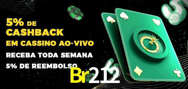 Promoções do cassino ao Vivo Br212